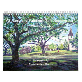 Anatomy of a Painting: Sam Houston Park 2026 Kalender