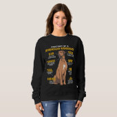 Anatomy Of A Rhodesian Ridgeback For Dog Sweatshirt (Vorne ganz)