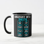 Anatomy of a Sheltie Dog  Tasse<br><div class="desc">Anatomy of a Sheltie Dog Gift. Perfect gift for your dad,  mom,  dad,  men,  women,  friend and family members on Thanksgiving Day,  Christmas Day,  Mothers Day,  Fathers Day,  4th of July,  1776 Independent Day,  Veterans Day,  Halloween Day,  Patrick's Day</div>