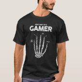 Anatomy Of Gamer Skeleton Hand Gaming Gamer T-Shirt (Vorderseite)