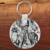 anatomy of  the respiratory system schlüsselanhänger (Vorderseite)