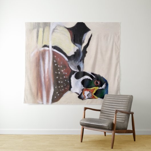 Anatra Mandarina Wandteppich (Beispiel (Horizontal))