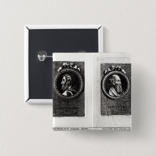 Anaxagorus und Epictetus Button (Vorne & Hinten)
