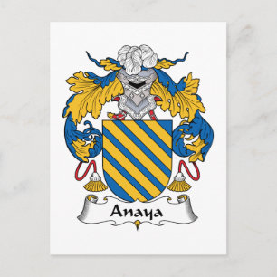 Anaya Familienwappen Postkarte
