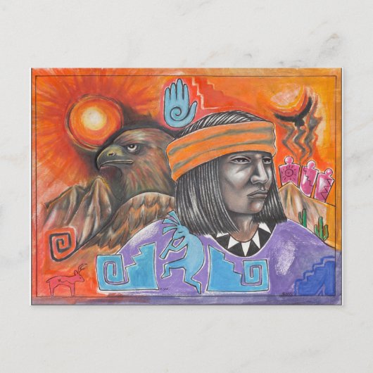 AnayaWari Ancestor Postkarte (Vorderseite)