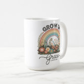 Anbau in Grace Rainbow Christlich Kaffeetasse (VorderseiteRechts)