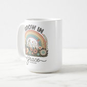 Anbau in Grace Rainbow Christlich Kaffeetasse (Vorderseite Links)