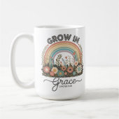 Anbau in Grace Rainbow Christlich Kaffeetasse (Links)