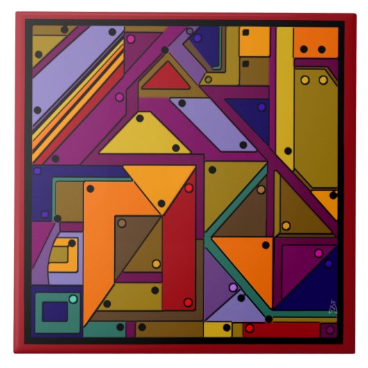 Anbau (Keramik Tile) Fliese (Vorderseite)