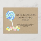 Anbau süßer Leckereien Real Anwesen Postkarte (Vorderseite)