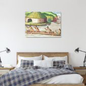 Anbauflächen für das Gemeinschaftslager Leinwanddruck (Insitu (Schlafzimmer))