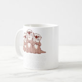 Anbauflächen um Otter-Lover-Sea-Tiere Otter Kaffeetasse (Vorderseite Links)