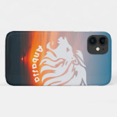 Anbessa Lion Head Ethiopia Case-Mate iPhone Hülle (Rückseite (Horizontal))