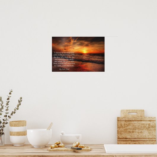 Anbetung 2 poster (Küche)