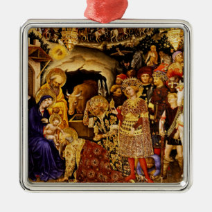 Anbetung der Heiligen Drei Könige von Gentile da F Ornament Aus Metall