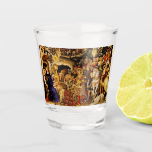 Anbetung der Heiligen Drei Könige von Gentile da F Schnapsglas