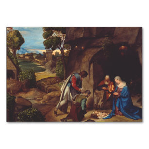 Anbetung der Hirten von Giorgione Tischnummer