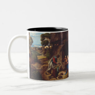 Anbetung der Hirten von Giorgione Zweifarbige Tasse