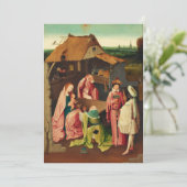 Anbetung der Könige von Hieronymus Bosch Einladung (Stehend Vorderseite)
