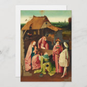 Anbetung der Könige von Hieronymus Bosch Einladung (Vorne/Hinten)