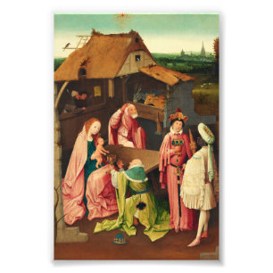 Anbetung der Könige von Hieronymus Bosch Fotodruck