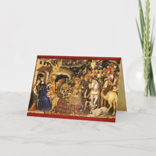 Anbetung der Magier Gentile Da Fabriano, Weihnacht Karte