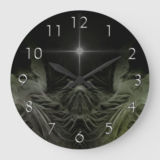 Anbetung Große Wanduhr (Vorderseite)