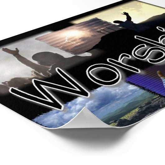 Anbetung Poster (Ecke)