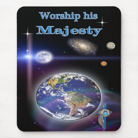 Anbetung seiner Majestät Mousepad (Vorne)