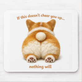 Anbetungswürdige Corgi-Hintern-Mauspad Mousepad