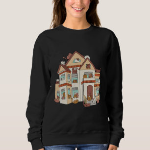 Anbetungswürdige Hauskatzen in süßen Posen Katze Sweatshirt