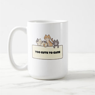 Anbetungswürdige Kawaii-Katzen Lustiges Süßes Katz Kaffeetasse