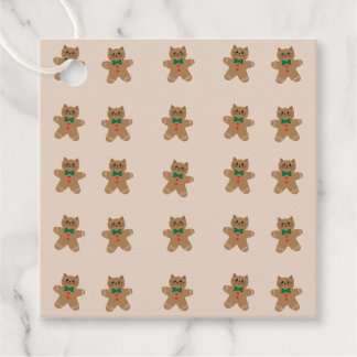 Anbetungswürdige Lebkuchen-Katzen-Kekse Geschenkanhänger
