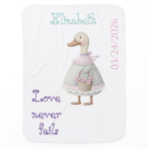 Anbetungswürdige Pastell-Land-Bibel-Enten-Blumen-K