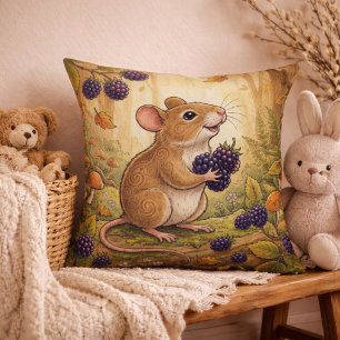 Anbetungswürdige Waldtiere Maus Kissen