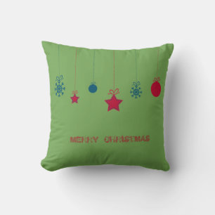 Anbetungswürdige, Weihnachtsbälle, Frohe Weihnacht Kissen