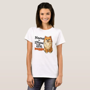 Anbetungswürdiger "Snuggle" Pomeranian Welpe – Süß T-Shirt