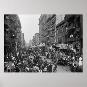 Anbieter in der Mulberry Street Poster