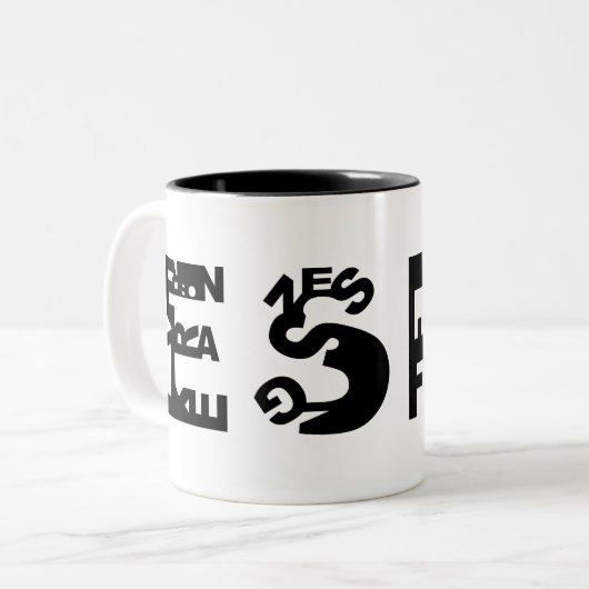 Anbieter-Tasse Zweifarbige Tasse (Vorderseite Links)