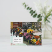 Anbieter von Blume Postkarte (Stehend Vorderseite)
