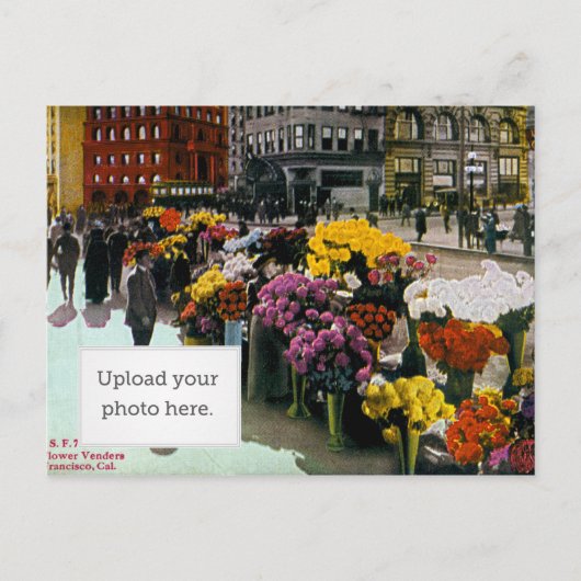 Anbieter von Blume Postkarte (Vorderseite)
