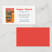 Anbieter von Speisen-Snacks und Verkaufsautomaten Visitenkarte (Vorne/Hinten)