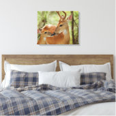 Anbinden von Kleinvieh Leinwanddruck (Insitu (Schlafzimmer))