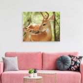 Anbinden von Kleinvieh Leinwanddruck (Insitu (Wohnzimmer))