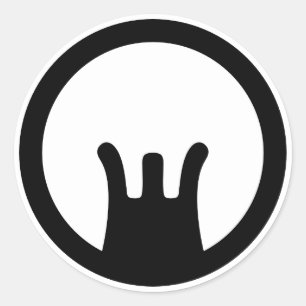 Anblick AR15/M16 Runder Aufkleber