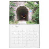 Anblick entlang den Fahrrad-Spuren Kalender (Mär 2026)