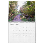 Anblick entlang den Fahrrad-Spuren Kalender (Feb 2026)