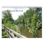 Anblick entlang den Fahrrad-Spuren Kalender (Titelbild)