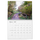 Anblick entlang den Fahrrad-Spuren Kalender (Feb 2027)