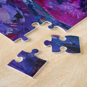Anblick-- magentarote u. violette innere Vision Puzzle (Seite)